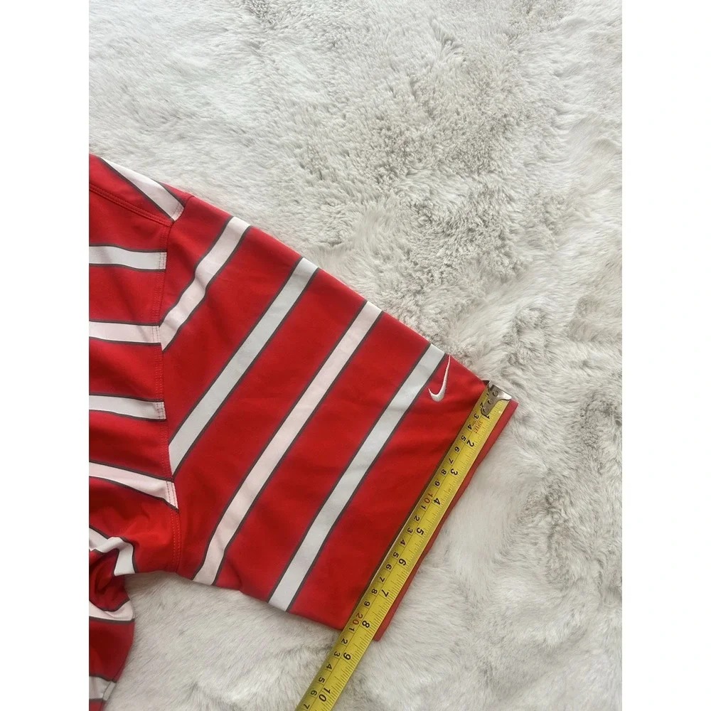 Nike Golf Dri-Fit Tour Performance‎ Striped Polo Shirt Size XL
